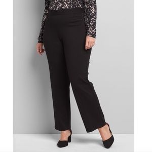 NWT Lane Bryant The Allie Bootcut Stretch Pinstripe Pants